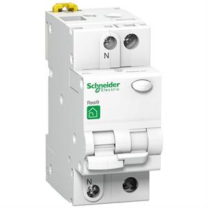 Resi9 - Disjuntor diferencial - 1P+N - 20A - Curva C - 30MA (IEC 61009-2-1) - 4500 (IEC 61009-2-1) - Classe A
