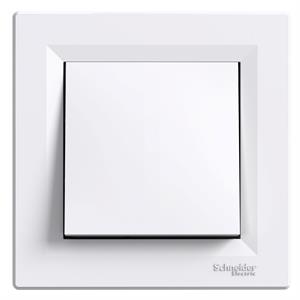 Asfora - Comutador de escada - 10A - IP44 - Branco
