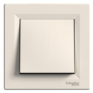 Asfora - Comutador de escada - 10A - IP44 - Creme