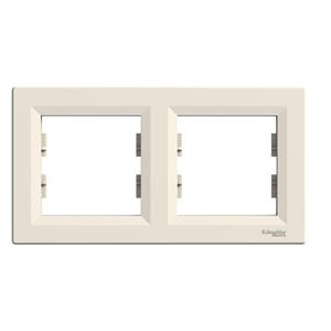 Asfora - Quadro horizontal 2 elementos - Creme