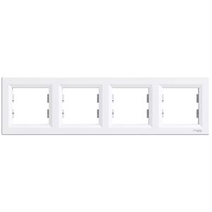 Asfora - Quadro horizontal 4 elementos - Branco