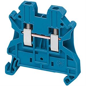 BORNE PASS 2,5MM2 AZUL 1P 1X1