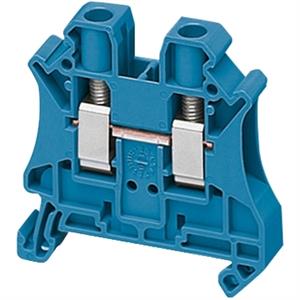 BORNE PASS 6MM2 AZUL 1P 1X1