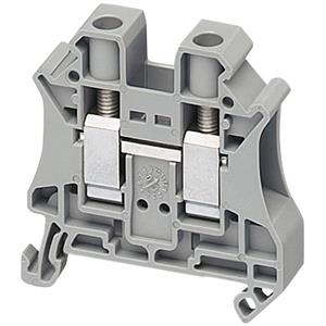 BORNE PASS 10MM2 CINZ 1P 1X1