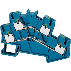 BORNE PASS 2,5MM2 AZUL PUSH-IN
