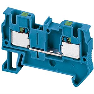 BORNE PASS 4MM2 AZUL PUSH-IN 1