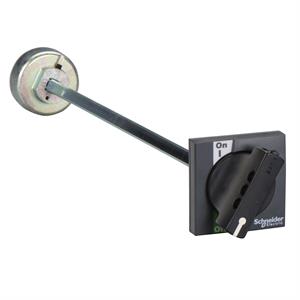 Extended front rotary handle - black - for INS250 & INV100…250