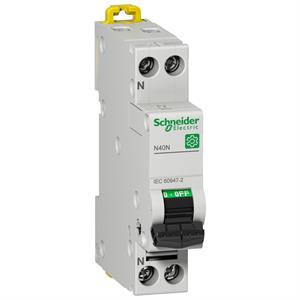 Multi 9 - N40N - MCB - 1P + N - 2 A - C Curve - 240 V - 10 kA