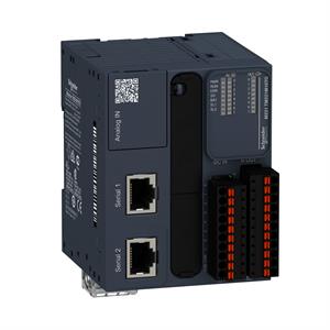 Controlador M221 Modular 16 ES do tipo transistor PNP Mola