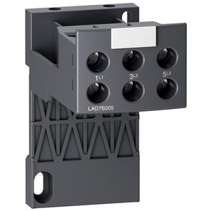 Adapter terminal block, TeSys LRD, for separate mounting of LRD04L-D32L LR3D04L-D32L LR9D01-D32