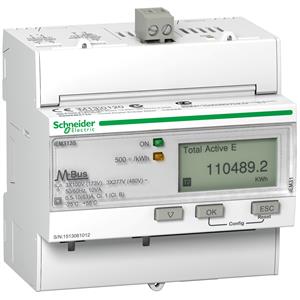 iEM3135 contador de energia - 63 A - M-bus - 1 E/S digital - multitarifa - MID