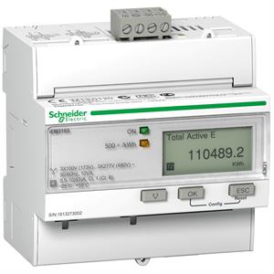 iEM3165 contador de energia - 63 A - BACnet - 1 E/S digital - multitarifa - MID