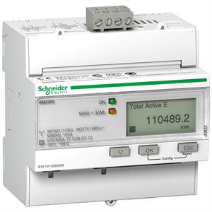 iEM3265 contador de energia - CT - BACnet - 1 E/S digital - multitarifa - MID