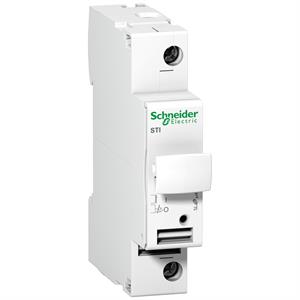 Seccionador de fusíveis Acti 9 - STI - 1 pólo - 25 A - fusíveis 10.3 x 38 mm