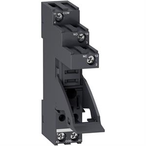 Socket, separate contact, 10 a, relé type rxg1, screw connector, 250 v ac