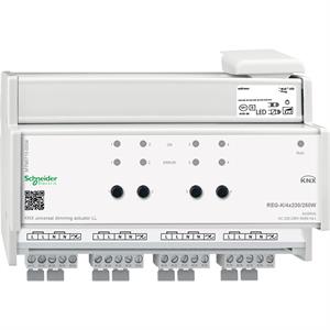 Atuador de regulação da iluminação universal knx LL REG-K/4x230/250W