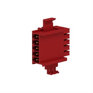 Conector de expansão de plano traseiro único para ligação de módulos de expansão