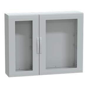 Floor standing encl. polyester vers.PLA compl.sealed 1000x1250x320 IP65 glazed