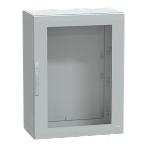 Floor standing encl. polyester vers.PLA compl.sealed 1000x750x420 IP65 glazed