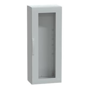 Floor standing encl. polyester vers.PLA compl.sealed 1250x500x320 IP65 glazed