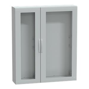 Floor standing encl. polyester vers.PLA compl.sealed 1500x1250x320 IP65 glazed