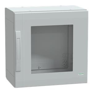 Floor standing encl. polyester vers.PLA compl.sealed 500x500x320 IP65 glazed