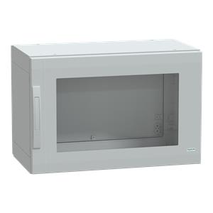 Floor standing encl. polyester vers.PLA compl.sealed 500x750x420 IP65 glazed