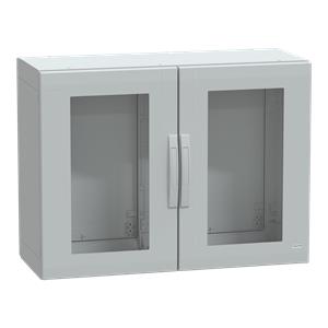 Floor standing encl. polyester vers.PLA compl.sealed 750x1000x420 IP65 glazed