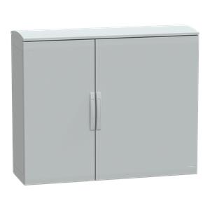 Floor standing encl. polyester vers.PLAT open top w/ canopy 1000x1250x420 IP44