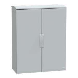 Floor standing encl. polyester vers.PLAT open top w/ canopy 1250x1000x420 IP44