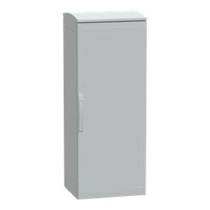 Floor standing encl. polyester vers.PLAT open top w/ canopy 1250x500x420 IP44