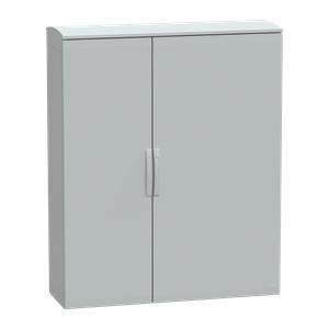 Floor standing encl. polyester vers.PLAT open top w/ canopy 1500x1250x420 IP44