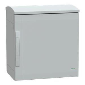 Floor standing encl. polyester vers.PLAT open top w/ canopy 500x500x320 IP44