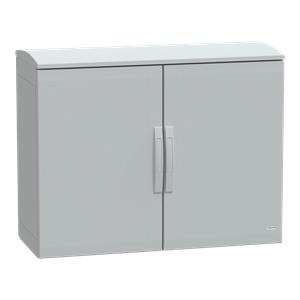 Floor standing encl. polyester vers.PLAT open top w/ canopy 750x1000x420 IP44