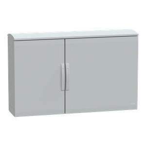 Floor standing encl. polyester vers.PLAT open top w/ canopy 750x1250x320 IP44