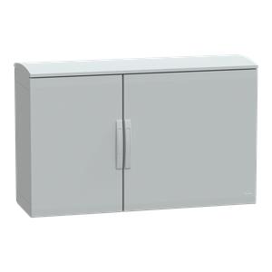 Floor standing encl. polyester vers.PLAT open top w/ canopy 750x1250x420 IP44