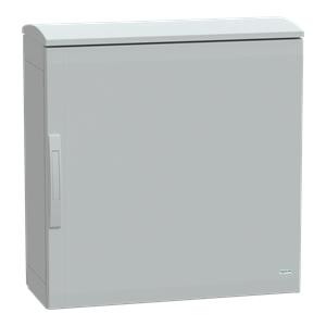 Floor standing encl. polyester vers.PLAT open top w/ canopy 750x750x320 IP44