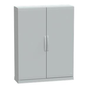 Caixa poliéster vers.PLAZ c/rodapé fundo aberto 1250x1000x320 IP54
