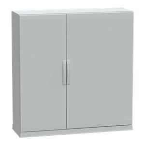 Caixa poliéster vers.PLAZ c/rodapé fundo aberto 1250x1250x420 IP54