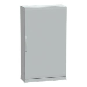 Floor standing encl.polyester vers.PLAZ w/plinth open bottom 1250x750x320 IP54