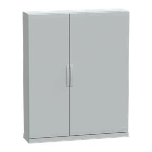 Floor standing encl.polyester vers.PLAZ w/plinth open bottom 1500x1250x320 IP54