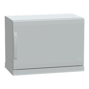Floor standing encl.polyester vers.PLAZ w/plinth open bottom 500x750x420 IP54