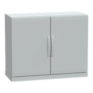 Floor standing encl.polyester vers.PLAZ w/plinth open bottom 750x1000x420 IP54