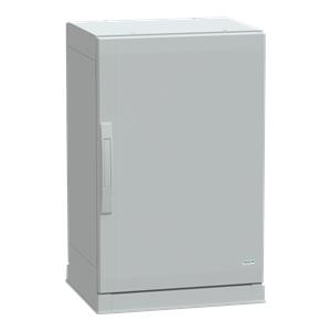 Floor standing encl.polyester vers.PLAZ w/plinth open bottom 750x500x420 IP54