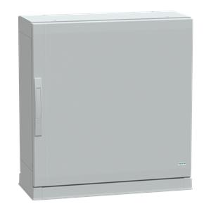 Floor standing encl.polyester vers.PLAZ w/plinth open bottom 750x750x320 IP54