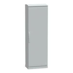 Floor standing encl.polyester vers.PLAZT w/open plinth+canopy 1500x500x320 IP44