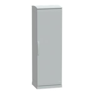 Floor standing encl.polyester vers.PLAZT w/open plinth+canopy 1500x500x420 IP44