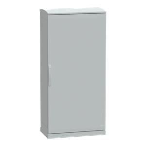 Floor standing encl.polyester vers.PLAZT w/open plinth+canopy 1500x750x420 IP44