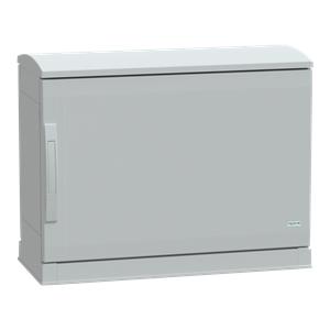 Floor standing encl.polyester vers.PLAZT w/open plinth+canopy 500x750x320 IP44