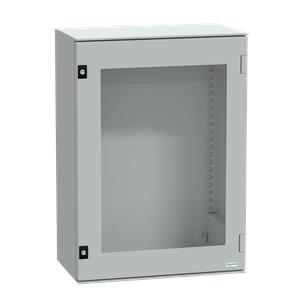 Caixa poliéster monobloc IP66 - H747xW536xD300mm porta envidraçada